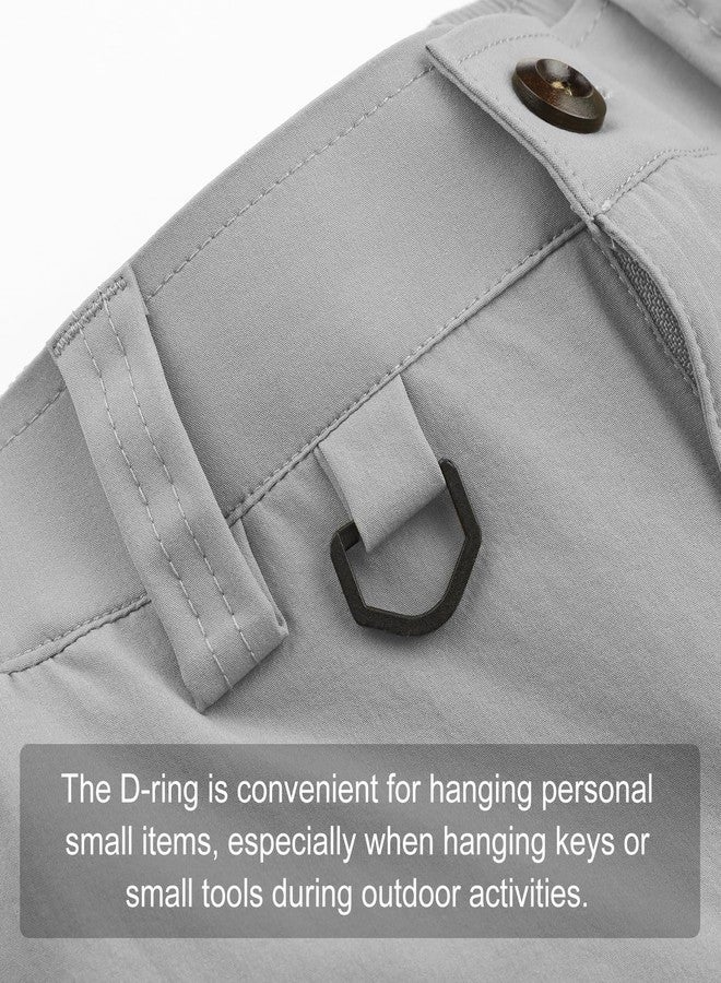 Surenow شورتات رجالية من Surenow للمشي لمسافات طويلة، شورتات سريعة الجفاف وتكتيكية خارجية للرجال مزودة بجيب، شورتات صيد خفيفة الوزن وجيدة التهوية. - Image 5